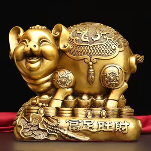 办公桌金猪