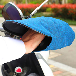 电瓶电动车防晒手套夏季摩托车手把套防水遮阳通风护手罩薄款挡风