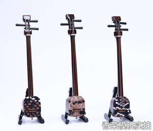 现货 三弦模型 1/6兵人乐器 人偶道具