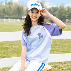 初中学生短袖t恤夏季少女韩版洋气网红内搭高中女生体恤衫上衣女