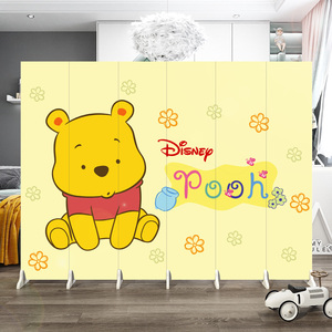 儿童卡通屏风隔断折叠客厅卧室幼儿园遮挡家用移动简约现代小屏风