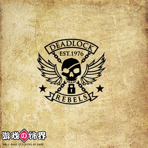 blizzard守望先锋overwatch麦克雷死局帮纹身 标志汽车主机箱贴纸