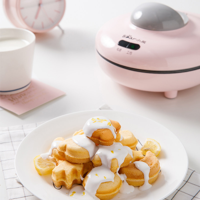 高档小熊蛋糕机家用烘焙小型全自动儿童卡通迷你烤松饼鸡蛋仔华夫