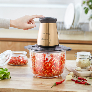 小熊绞肉机家用电动不锈钢全自动多功能搅拌绞馅小型碎搅肉机打肉