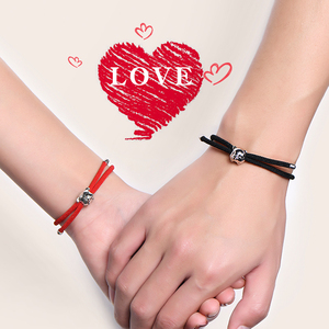 情侣手绳一对猪