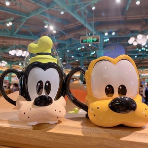 161人付款淘宝pluto布鲁托狗高飞大头造型马克杯陶瓷杯饮水杯 上海