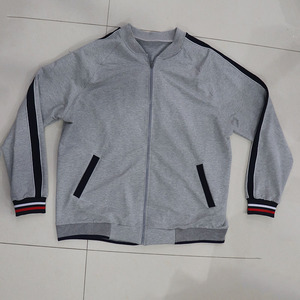 山东来图定制春秋冬款中小学生纯棉校服上衣舒适灰色长袖运动班服