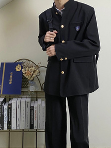 【热血高校】dk制服诘襟西装立领中山装日系正统西服外套男套装