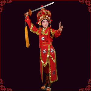 戏曲花木兰服装豫剧京剧演出戏服木兰从军古装武旦女武将好木兰服