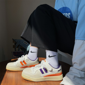 港风复古小白鞋女2022春夏季新款休闲百搭学生拼色板鞋ins街拍潮