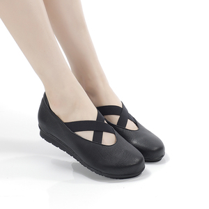 2022新款女鞋柜雅氏清仓特价打折圆头平底头层牛皮休闲舒适单鞋