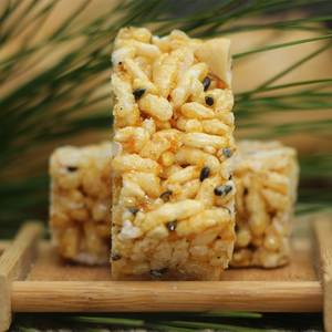 客家特产 零食 米程纯炒米糖传统米花酥 红糖米酥 香脆手工米橙