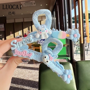 星黛露日韩风diy抓夹网红鲨鱼夹大耳狗手工制作发夹自制发抓发夹