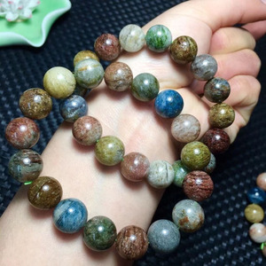 天然四季千层幽灵手链男女满聚宝盆单圈水晶手串饰品礼物