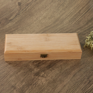 木盒子翻盖式竹木长方形木盒定制木质收纳盒采耳盒子礼品带锁木盒