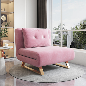 单人沙发床可折叠两用客厅多功能家用书房小户型0.9米绒布折叠床