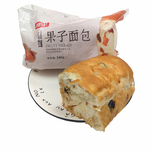 桃李果子面包 整箱沈阳产240g*4袋切片手撕食品零食代餐果脯面包