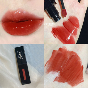 【现货·秒发】ysl/圣罗兰唇釉黑管416#烂番茄色显白 打造玻璃唇