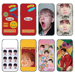 边伯贤同款手机壳苹果11华为p30红色oppo/candy贴纸vivo/iphone11/exo