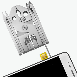 手机取卡针不锈钢钥匙扣随身多功能小工具创意户外组合折叠钳子