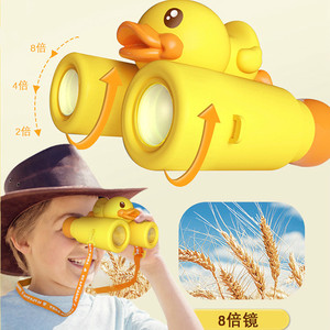 小黄鸭望远镜头像图片