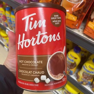 现货加拿大Tim Hortons经典香浓法式香草卡布奇诺速溶咖啡454g