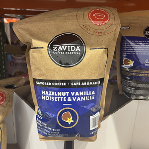 现货加拿大ZAVIDA咖啡豆中度烘培香草奶油榛子味907g有机咖啡