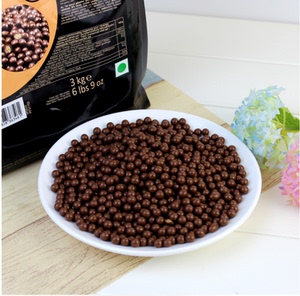 法芙娜焦糖牛奶香脆巧克力珠 装饰即食 珍珠形焦糖牛奶巧克力36%