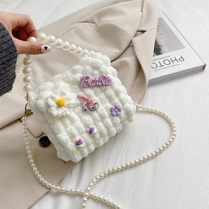 星黛露奶油豆豆包手工编织包包diy毛线球球材料包自制礼物送女友