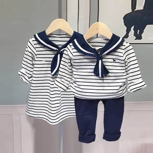 春秋装龙凤胎兄妹装幼儿姐弟装套装周岁礼服男宝宝双胞胎儿童衣服