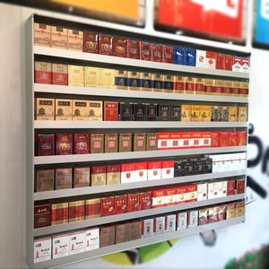挂墙式多功能香菸挂壁烟柜简易柜台收银台便利店烟架烟架子展示架
