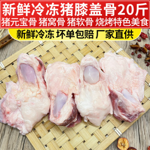猪元宝骨猪窝骨猪膝盖骨猪脆骨烧烤食材猪拐筋金钱骨膝软骨20斤