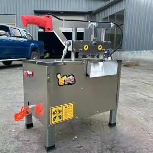 全自动电动切骨机商用冻肉液压剁骨机铡刀切羊排骨腿骨猪蹄排骨机