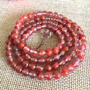 冰飘南红玛瑙精品鸽血火焰纹手串手链项链正品108颗佛珠柿子火焰
