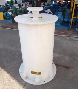 塑料虹吸桶厂家吸水真空负压罐dn50全塑虹吸罐 砂浆泵氟泵引流罐