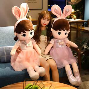 芭比娃娃毛绒玩具大型抱枕女生睡觉网红超软可爱娃娃玩偶专用大人