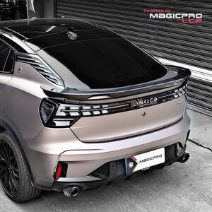 适用于领克05尾翼magicpro免打孔定风翼改装专用包围装饰碳纤维