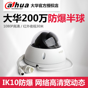 大华200万数字摄像机DH-IPC-HDBW1235R 防暴半球1080P网络摄像头