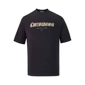 意大利creazioni青蛙2020秋冬新款男士时尚印花圆领短袖t恤潮男装