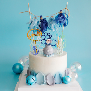 海底世界蛋糕装饰