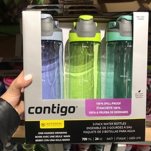 现货美国Contigo康迪克运动便携水杯709ml直饮杯车载杯不带吸管