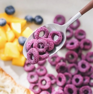 乐作｜紫薯圈  单一配料紫薯 拌牛奶酸奶 早餐