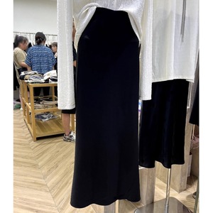 韩国东大门2024夏季气质优雅甜美高腰修身黑色半身裙高级感长裙
