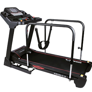 康乐佳K942-3电动跑步机商用减震静音可倒走带护栏健身器材