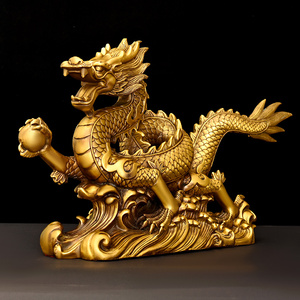 五爪金龙摆件