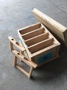 交尾箱 迷你小蜂箱育王箱宠物蜂群中蜂意蜂蜜蜂储王箱大棚授粉蜂