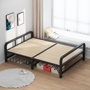 折叠床单人床办公室午休午睡床出租房简易家用双人1米2小床陪护床