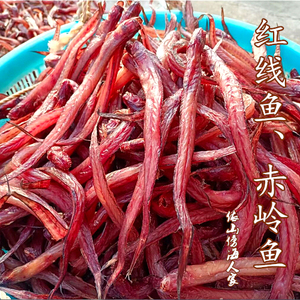 红亮鱼 赤岭鱼赤乃鱼 红条鱼干 赤红鱼红血鱼 晒干去头红线鱼水产