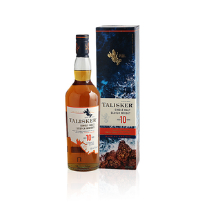 泰斯卡10年单一麦芽苏格兰威士忌TALISKER英国原装进口洋酒700ml