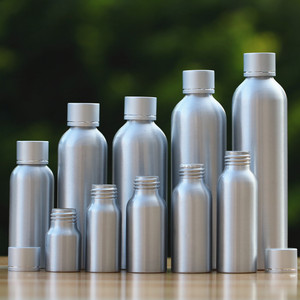 高档护肤品化妆品精油瓶酒精香料分装小空瓶子铝瓶 美容院金属罐
